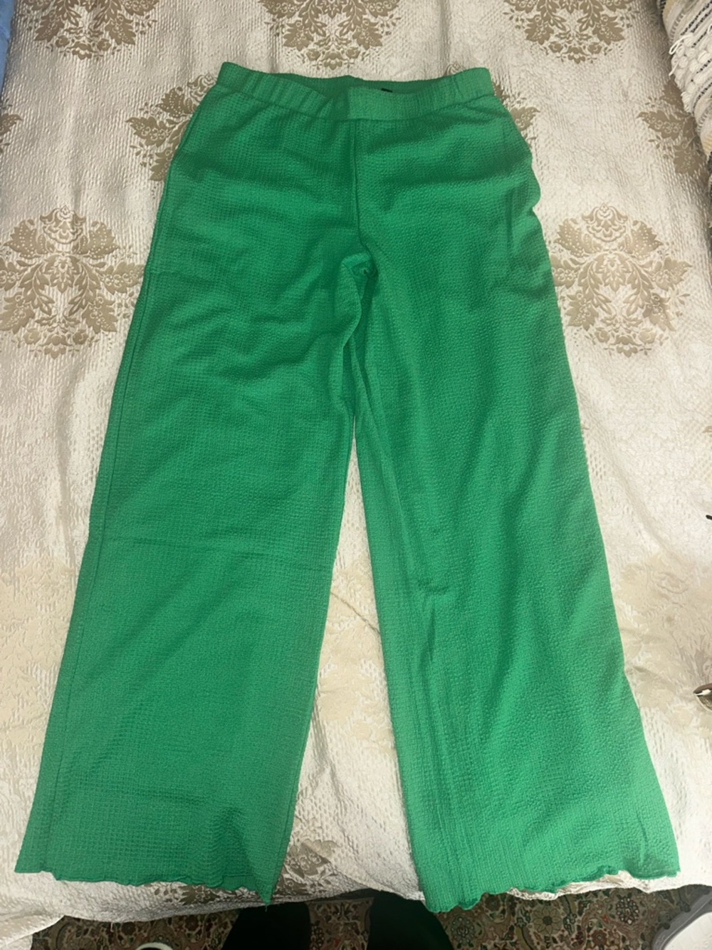 G by Giuliana Green Straight Leg Pants